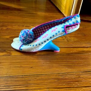Irregular Choice Pompom heels size 40/ size 9.5